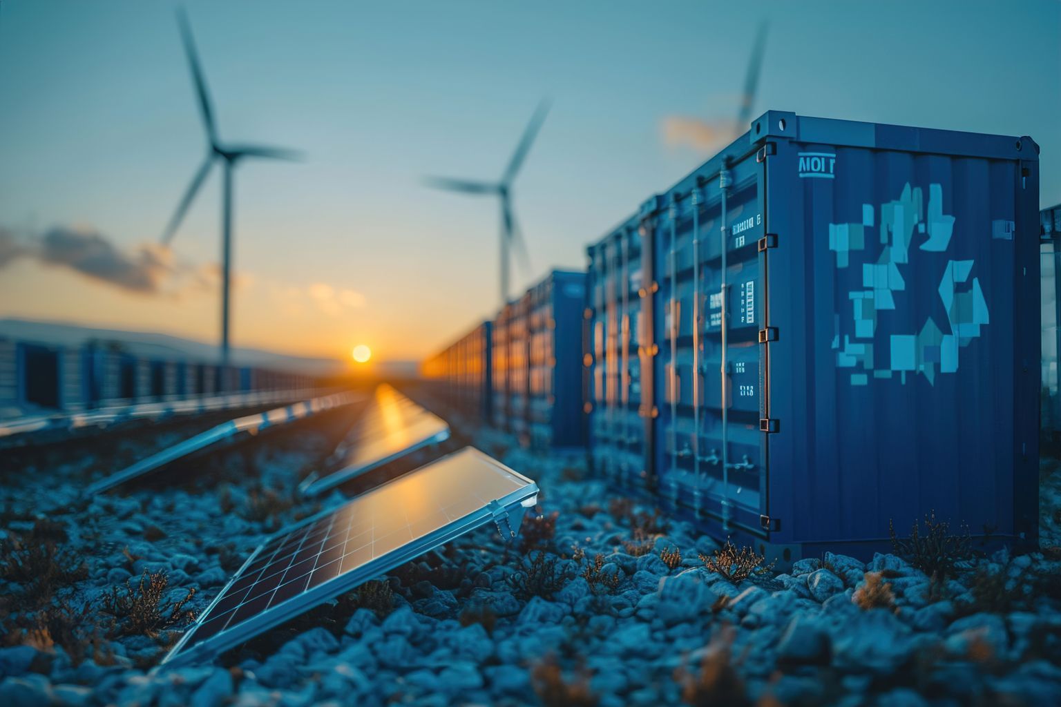 Piano-Express truck delivering solar modules and energy systems